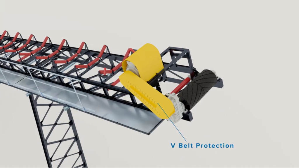 v belt protection